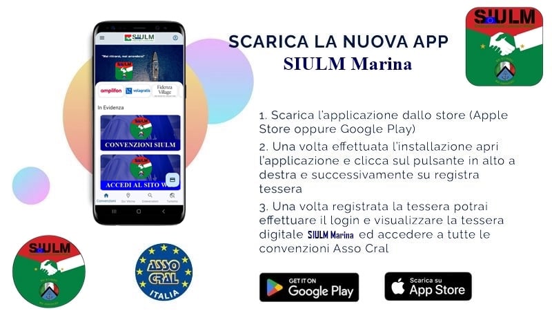 ISTRUZIONI REGISTRAZIONE APP SIULM MARINA